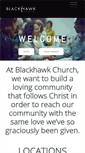 Mobile Screenshot of blackhawkchurch.org
